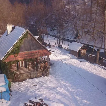 хатина біля потока Casa de Férias Lumshory