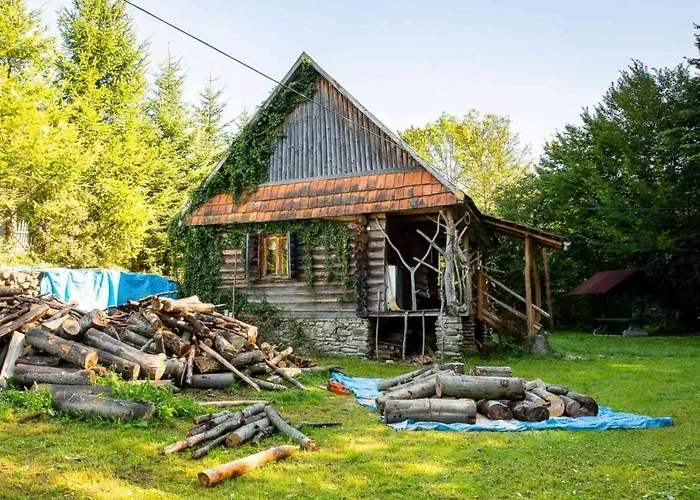 Holiday home хатина біля потока Lumshory